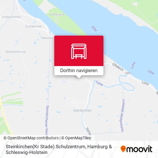 Steinkirchen(Kr Stade) Schulzentrum Karte