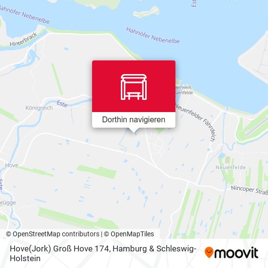 Hove(Jork) Groß Hove 174 Karte