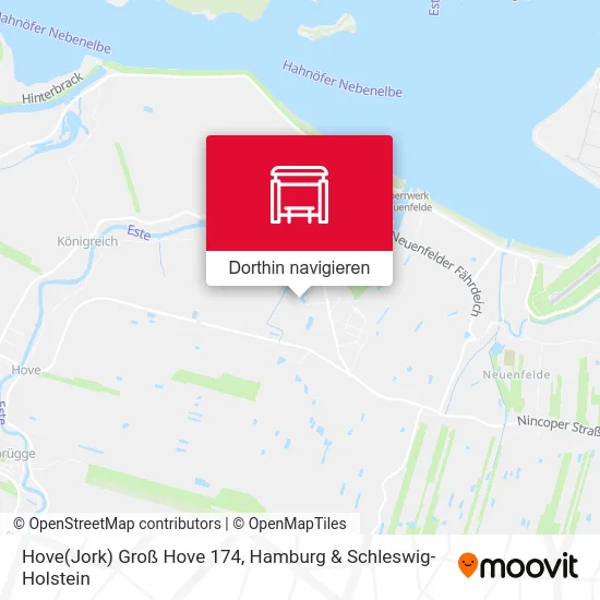 Hove(Jork) Groß Hove 174 Karte