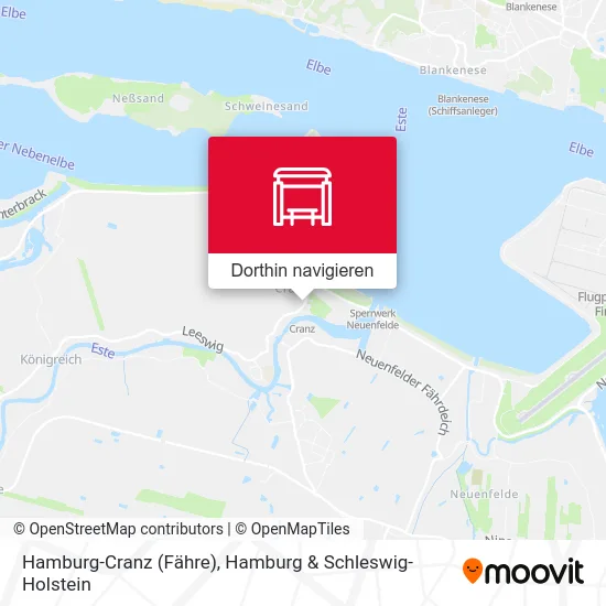 Hamburg-Cranz (Fähre) Karte