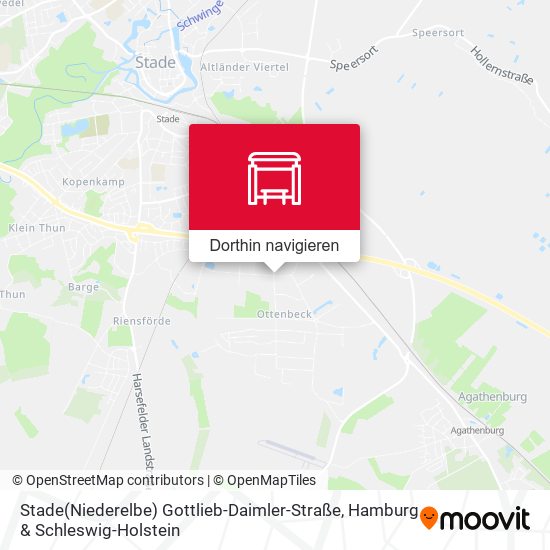 Stade(Niederelbe) Gottlieb-Daimler-Straße Karte