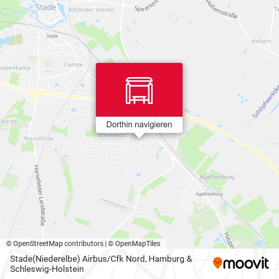 Stade(Niederelbe) Airbus / Cfk Nord Karte