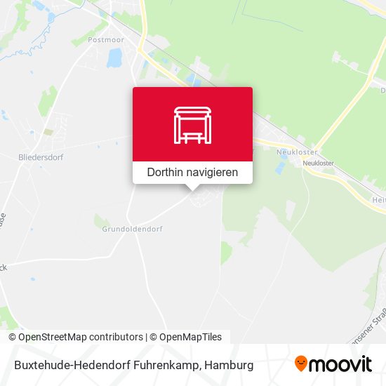 Buxtehude-Hedendorf Fuhrenkamp Karte