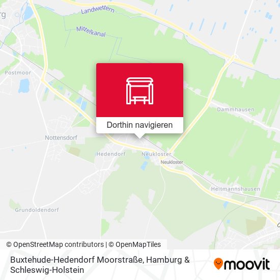 Buxtehude-Hedendorf Moorstraße Karte