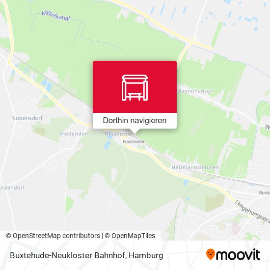 Buxtehude-Neukloster Bahnhof Karte