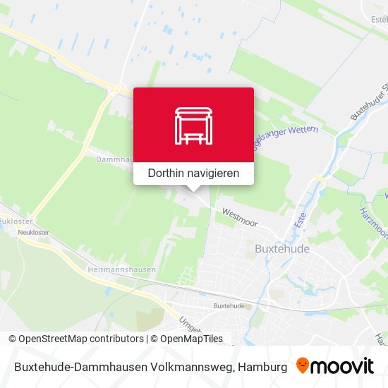 Buxtehude-Dammhausen Volkmannsweg Karte