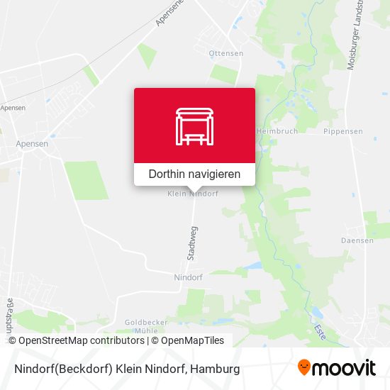Nindorf(Beckdorf) Klein Nindorf Karte