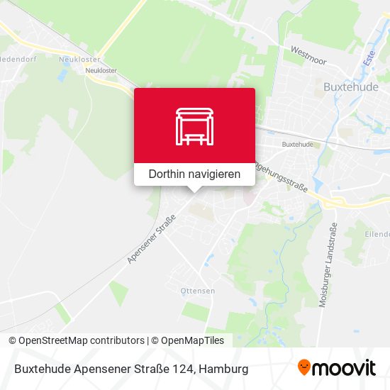 Buxtehude Apensener Straße 124 Karte