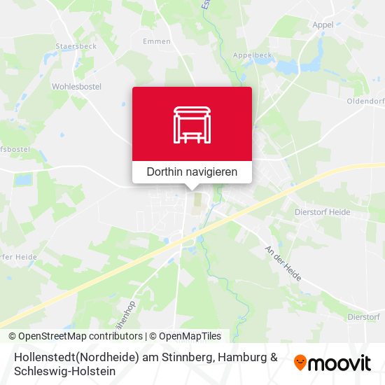 Hollenstedt(Nordheide) am Stinnberg Karte
