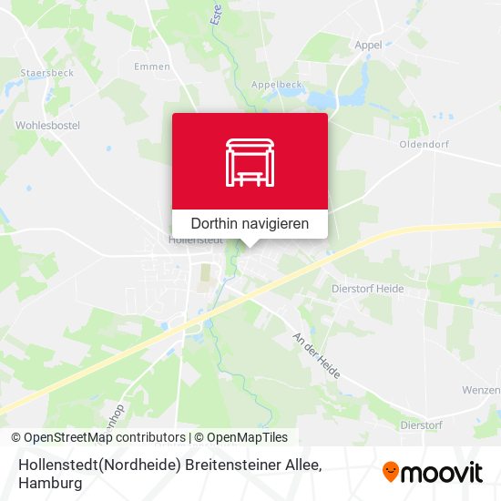 Hollenstedt(Nordheide) Breitensteiner Allee Karte