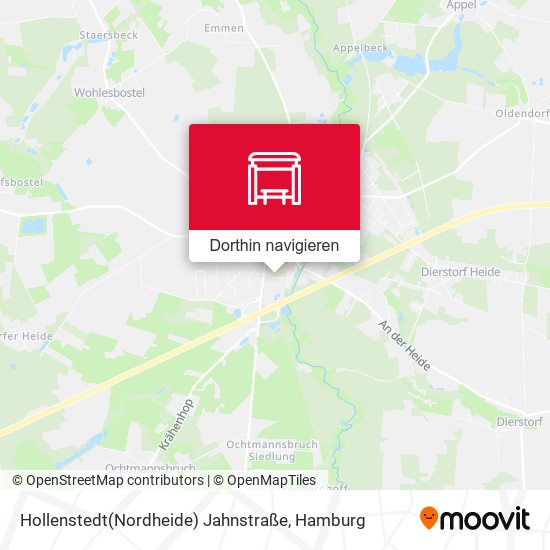 Hollenstedt(Nordheide) Jahnstraße Karte