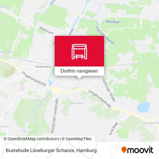 Buxtehude Lüneburger Schanze Karte