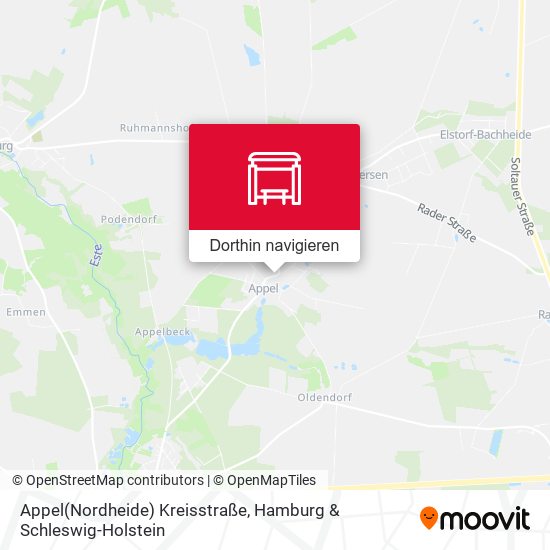 Appel(Nordheide) Kreisstraße Karte