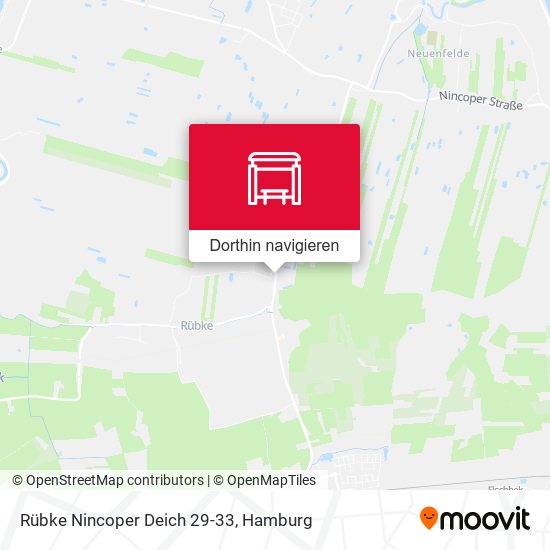 Rübke Nincoper Deich 29-33 Karte