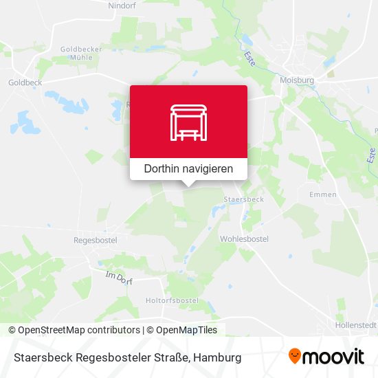 Staersbeck Regesbosteler Straße Karte