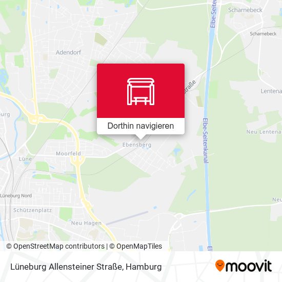 Lüneburg Allensteiner Straße Karte