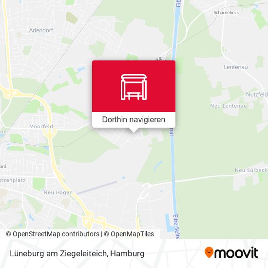 Lüneburg am Ziegeleiteich Karte