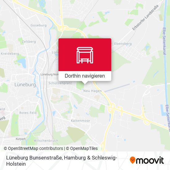 Lüneburg Bunsenstraße Karte