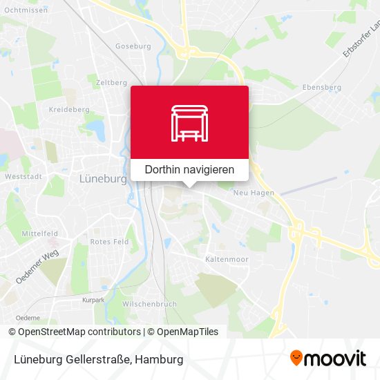 Lüneburg Gellerstraße Karte