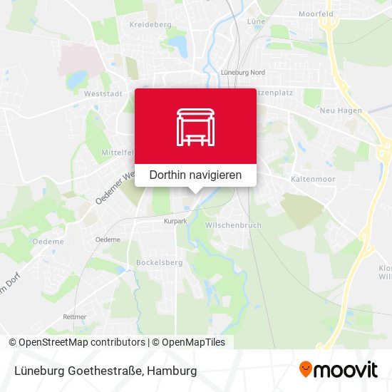 Lüneburg Goethestraße Karte