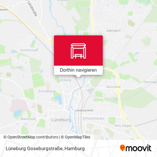 Lüneburg Goseburgstraße Karte