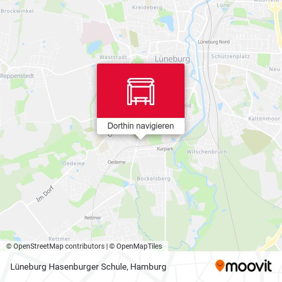 Lüneburg Hasenburger Schule Karte