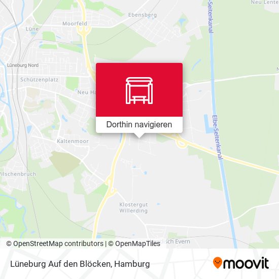 Lüneburg Auf den Blöcken Karte