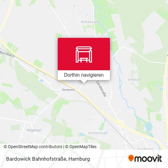 Bardowick Bahnhofstraße Karte