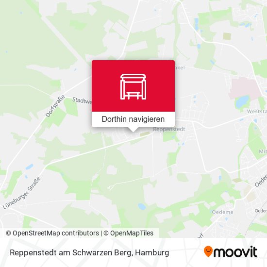 Reppenstedt am Schwarzen Berg Karte
