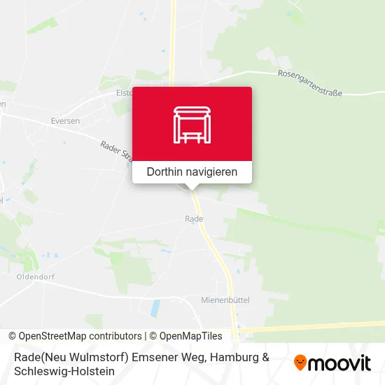 Rade(Neu Wulmstorf) Emsener Weg Karte