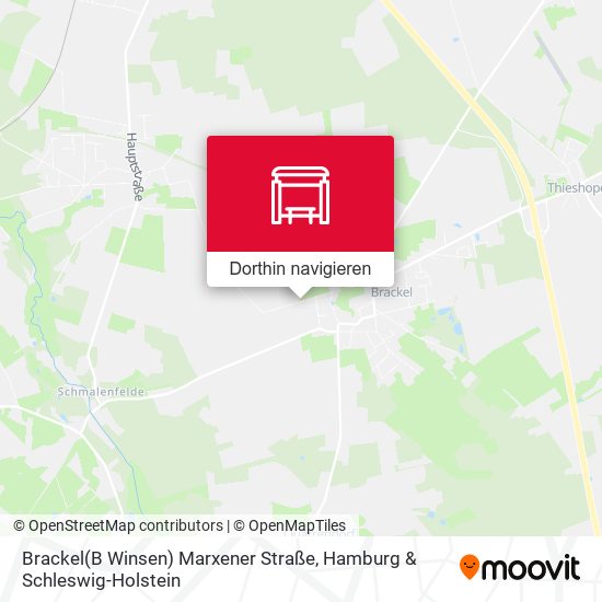 Brackel(B Winsen) Marxener Straße Karte