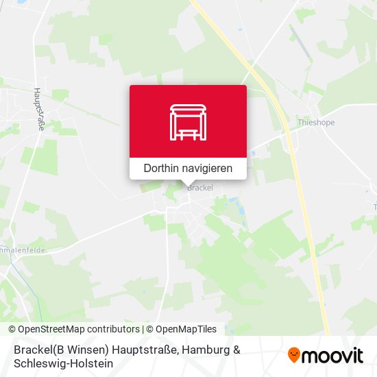 Brackel(B Winsen) Hauptstraße Karte