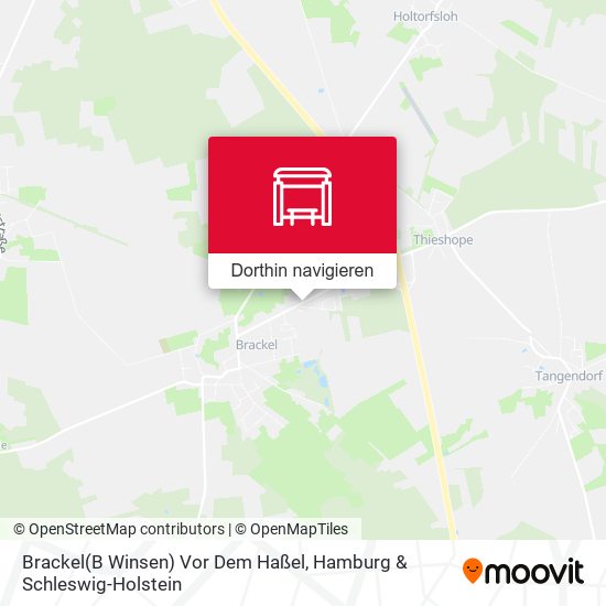 Brackel(B Winsen) Vor Dem Haßel Karte