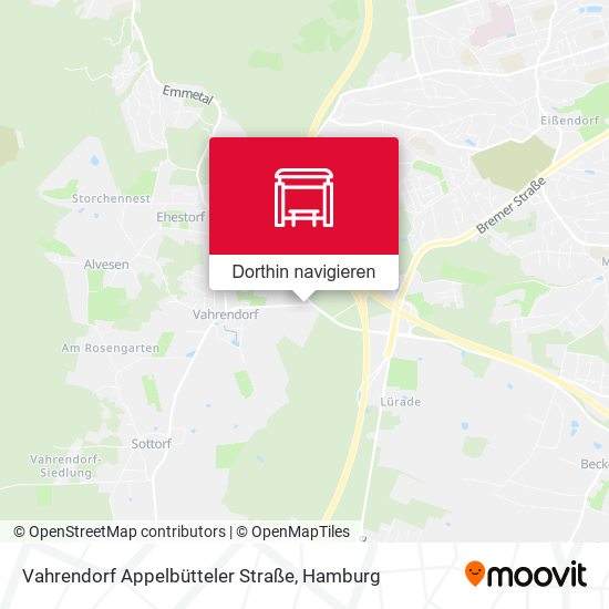 Vahrendorf Appelbütteler Straße Karte