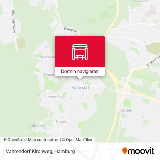 Vahrendorf Kirchweg Karte