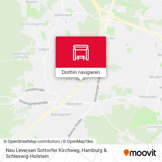 Neu Leversen Sottorfer Kirchweg Karte