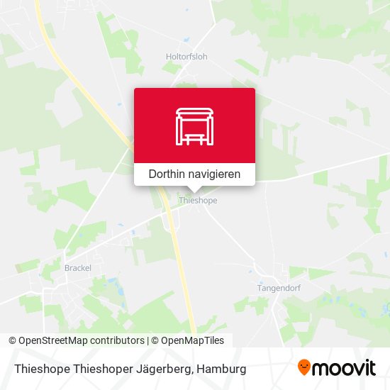 Thieshope Thieshoper Jägerberg Karte