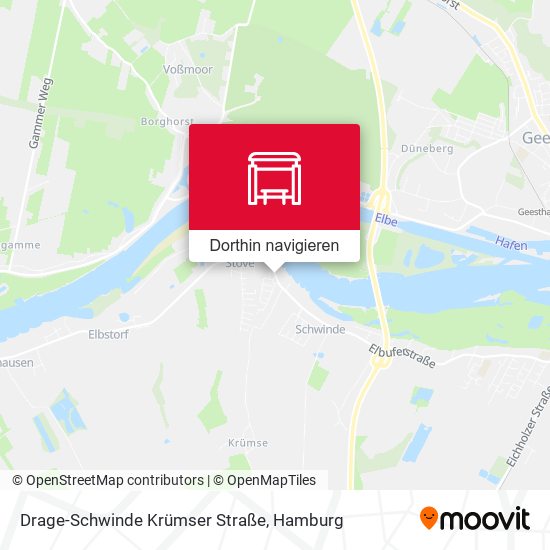 Drage-Schwinde Krümser Straße Karte