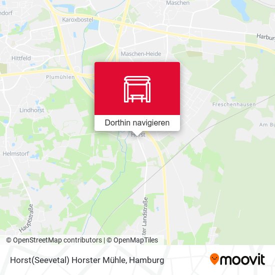Horst(Seevetal) Horster Mühle Karte