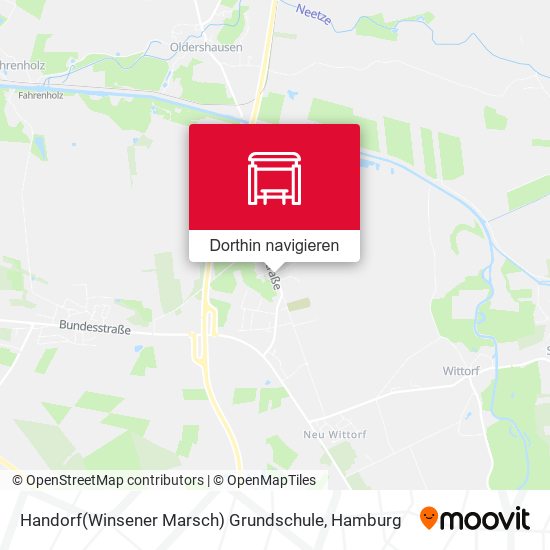 Handorf(Winsener Marsch) Grundschule Karte