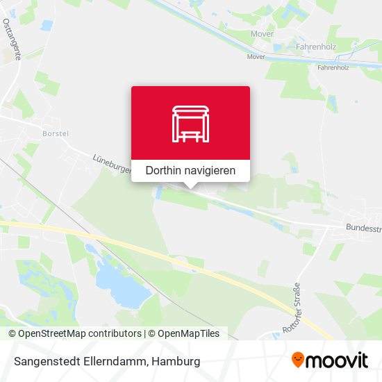 Sangenstedt Ellerndamm Karte