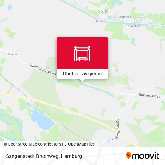 Sangenstedt Bruchweg Karte