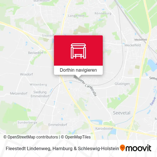 Fleestedt Lindenweg Karte