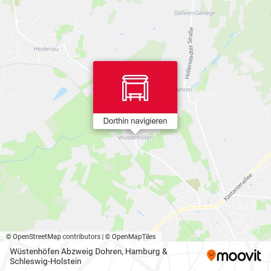 Wüstenhöfen Abzweig Dohren Karte