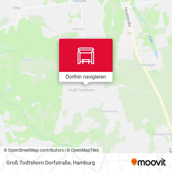 Groß Todtshorn Dorfstraße Karte