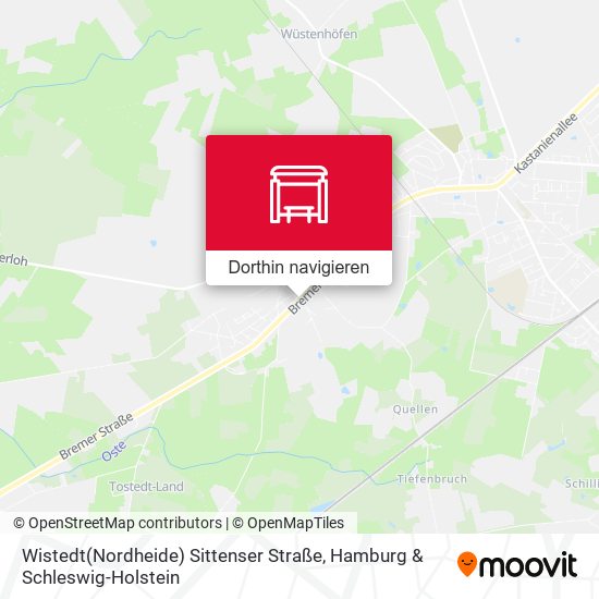 Wistedt(Nordheide) Sittenser Straße Karte