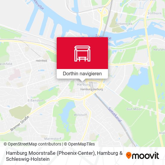 Hamburg Moorstraße (Phoenix-Center) Karte
