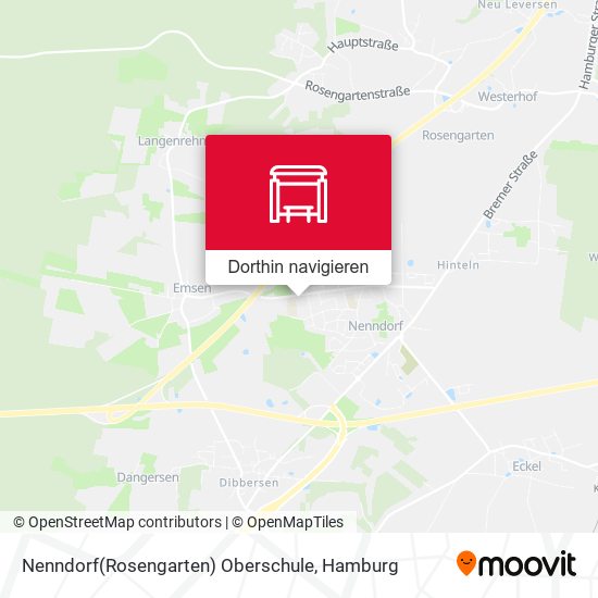 Nenndorf(Rosengarten) Oberschule Karte
