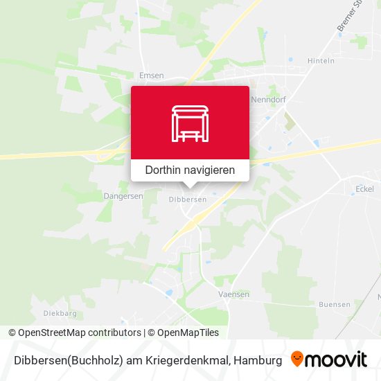 Dibbersen(Buchholz) am Kriegerdenkmal Karte