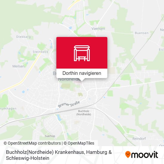 Buchholz(Nordheide) Krankenhaus Karte